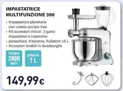 Electroline - Impastatrice Multifunzione 390