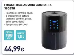 Electroline - Friggitrice Ad Aria Compatta 385BTR Electroline - Friggitrice Ad Aria Compatta 385BTR