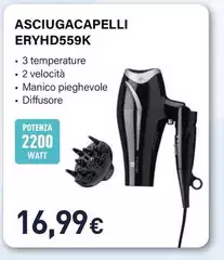 Electroline - Asciugacapelli ERYHD559K