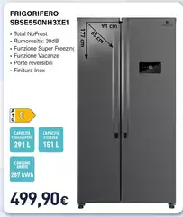 Electroline - Frigorifero SBSE550NH3XE1 Electroline - Frigorifero SBSE550NH3XE1