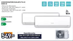 Electroline - Condizionatore Dualsplit 9+12 43D9+12 Electroline - Condizionatore Dualsplit 9+12 43D9+12