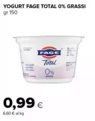 Fage - Yogurt Total 0% Grassi Fage - Yogurt Total 0% Grassi