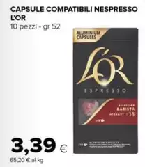 L'or Espresso - Capsule Compatibili Nespresso L'or Espresso - Capsule Compatibili Nespresso