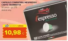 Caffè Trombetta - Capsule Compatibili Nespresso Caffè Trombetta - Capsule Compatibili Nespresso