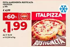 Italpizza - Pizza Margherita Rusticalta Italpizza - Pizza Margherita Rusticalta