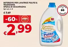 Spuma Di Sciampagna - Detersivo Per Lavatrice Pulito & Tradizione Spuma Di Sciampagna - Detersivo Per Lavatrice Pulito & Tradizione