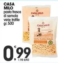 Casa milo - Pasta Fresca Di Semola Casa milo - Pasta Fresca Di Semola