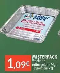 Misterpack -  Vaschette Rettangolari