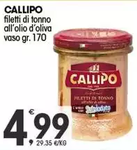 Callipo - Filetti Di Tonno All'olio D'oliva Callipo - Filetti Di Tonno All'olio D'oliva
