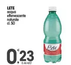 Lete - Acqua Effervescente Naturale Lete - Acqua Effervescente Naturale