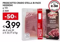 Negroni - Prosciutto Crudo Stella Bi-Pack Negroni - Prosciutto Crudo Stella Bi-Pack