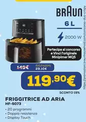 Braun - Friggitrice Ad Aria HF-5073 Braun - Friggitrice Ad Aria HF-5073