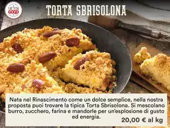 Fatto - Nata Nel Rinascimento Come Un Dolce Semplice, Nella Nostra Proposta Puo Trovare La Tipica Torta Sbrisolona, Si Mescolano Burro, Zucchero, Farina E Mandorle Per Unéspisosione Di Gusto Ed Energia