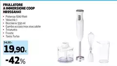 Coop - Frullatore A Immersione Hb956ah41 Coop - Frullatore A Immersione Hb956ah41