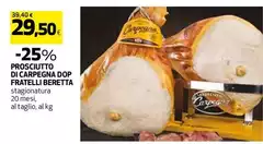 Beretta - Prosciutto Di Carpegna DOP Beretta - Prosciutto Di Carpegna DOP