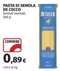 De Cecco - Pasta Di Semola De Cecco - Pasta Di Semola