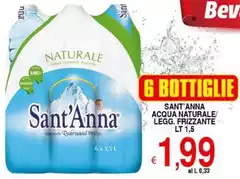 Sant'anna - Acqua Naturale/ Legg, Frizzante Sant'anna - Acqua Naturale/ Legg, Frizzante