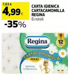 Regina - Carta Igienica Cartacamomilla Regina - Carta Igienica Cartacamomilla