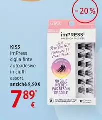 Kiss - Impress Color Ciglie Finte Autoadesive In Ciuffi Assort.