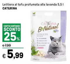Cat&Rina - Lettiera Al Tofu Profumata Alla Lavanda