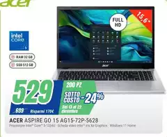 Acer - Aspire Go 15 Agis-72p-5628