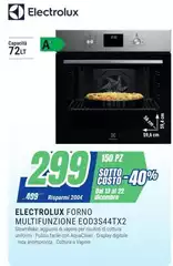 Electrolux - Forno Multifunzione E003S44TX2 Electrolux - Forno Multifunzione E003S44TX2