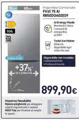 Samsung - Frigorifero Combinato F1rst 75 Ai RB50DG602ES9 Samsung - Frigorifero Combinato F1rst 75 Ai RB50DG602ES9