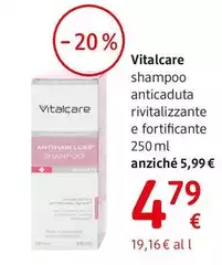 Vitalcare - Shampoo Anticaduta Rivitalizzante E Fortificante 250 Ml