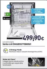 Samsung - Lavastoviglie Serie 6 Ai DW60DG770B00U1 Samsung - Lavastoviglie Serie 6 Ai DW60DG770B00U1
