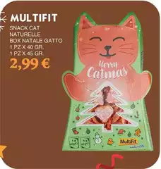 Multifit - Snack Cat Naturelle Box Natale Gatto Multifit - Snack Cat Naturelle Box Natale Gatto