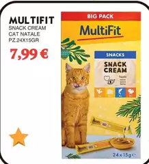 Multifit - Snack Cream Cat Natale Multifit - Snack Cream Cat Natale