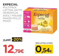 Multipack Lattina Gatto Gr.85xpz.24 Adult Mousse Manzo Pollo Pesce Multipack Lattina Gatto Gr.85xpz.24 Adult Mousse Manzo Pollo Pesce