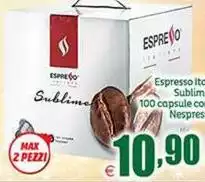 Best espresso - Espresso Sublim 100 Capsule Co Best espresso - Espresso Sublim 100 Capsule Co