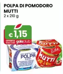 Mutti - Polpa Di Pomodoro 2 X 210 G Mutti - Polpa Di Pomodoro 2 X 210 G