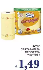 Foxy - Cartapaglia Decorata Foxy - Cartapaglia Decorata