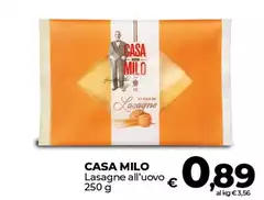 Casa milo - Lasagne All'Uovo Casa milo - Lasagne All'Uovo