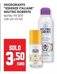 Neutro Roberts - Deodorante "essenze Italiane"