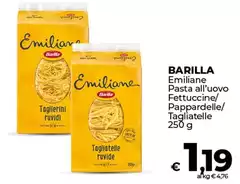 Barilla - Pasta All'Uovo Fettuccine/ Pappardelle/ Tagliatelle Barilla - Pasta All'Uovo Fettuccine/ Pappardelle/ Tagliatelle