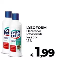 Lysoform - Detersivo Pavimenti