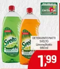Svelto - Detergente Piatti Limone/Aceto
