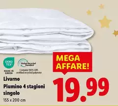 Livarno - Piumino 4 Stagioni Singolo