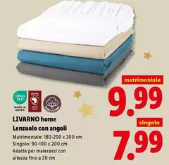 Livarno Home - Lenzuolo Con Angoli