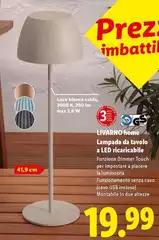 Livarno Home - Lampada Da Tavolo A LED Ricaricabile 