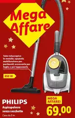 Philips -  Aspirapolvere Senza Sacchetto