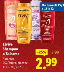 L'Oreal - Elvive Shampoo O Balsamo