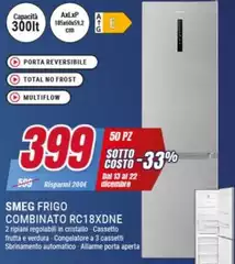 Smeg - Frigo Combinato Rc18xdne Smeg - Frigo Combinato Rc18xdne