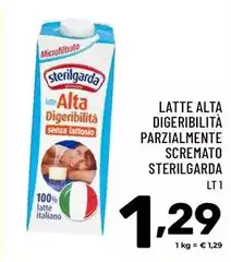 Sterilgarda - Latte Alta Digeribilità Parzialmente Scremato