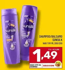 Sunsilk - Shampoo/Balsamo Sunsilk - Shampoo/Balsamo