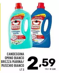 Omino Bianco - Candeggina  Brezza Marina/ Muschio Bianco