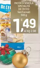 De Cecco - Pasta Di Semola Specialita